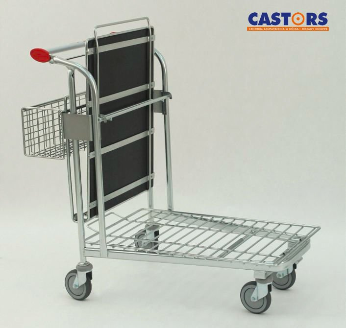 WÓZEK TRANSPORTOWY VARIO WTP-3KP (z koszem i półką)