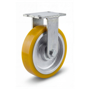 2500 kg Koło transportowe stałe CAST-HFWW-BZPU 250K przemysłowe do dużych obciążeń Nośność 2500 kg / 250mm