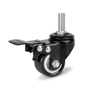 Koło skrętne PVC z hamulcem CAST-KGAC-PVC 40K-HC