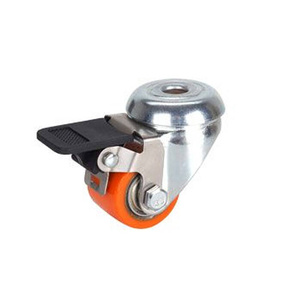 Kółko meblowe obrotowe z hamulcem 35mm KMA-DOPU 35K-HC 100kg