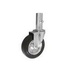 Kółko do rusztowań metalowo-gumowe 160mm z rurą 42mm w obudowie skrętnej CAST-ZAB-ZR42NW