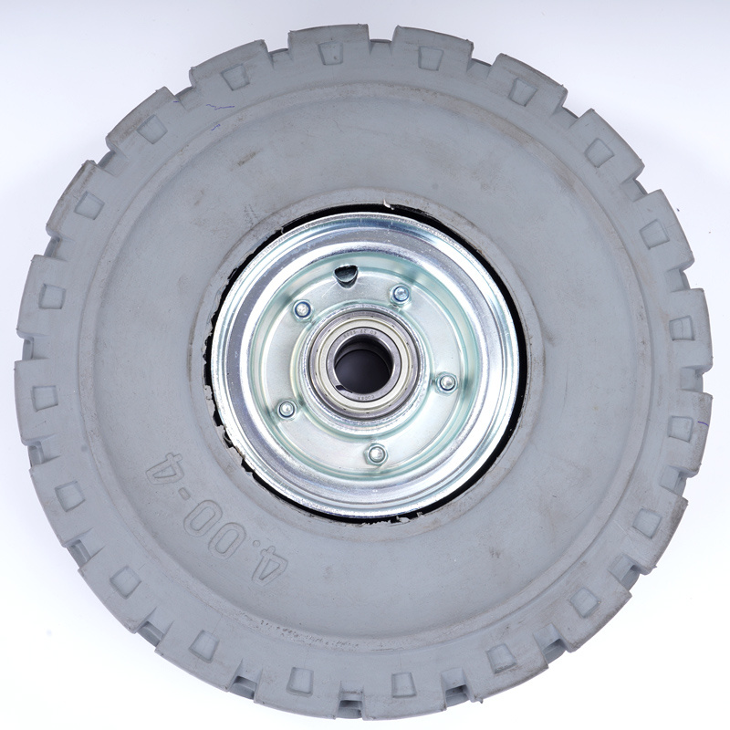 Kółko do pługa zamiatarki metalowo-gumowe SRH-300/20-400-4  Nośność 550 kg / 300mm/ kulkowe