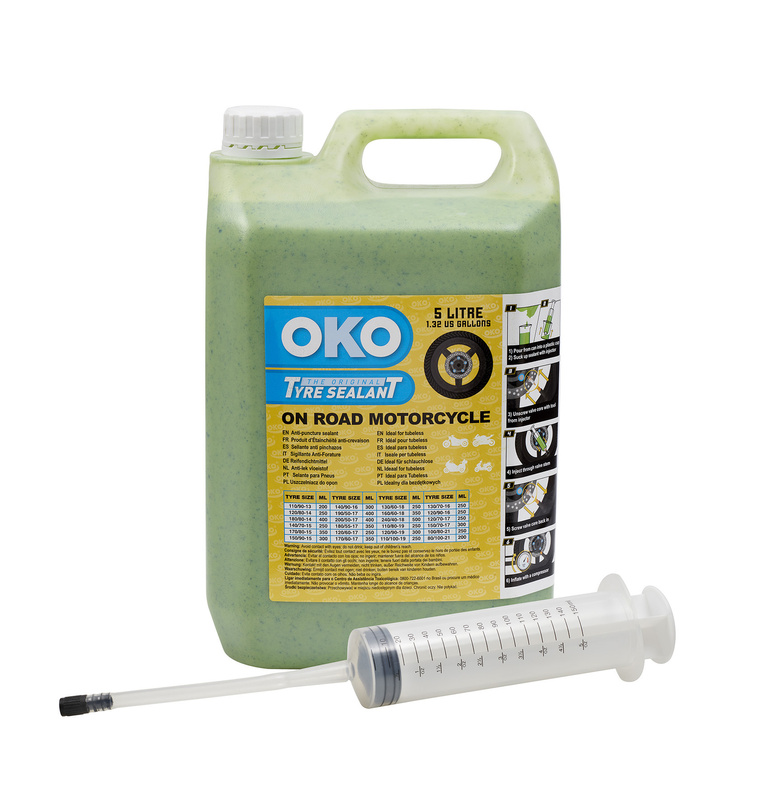 Uszczelniacz do Opon OKO OnRoad MOTO 5l. – motocykle szosowe