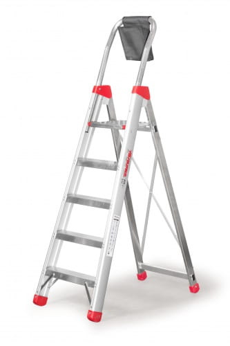 PROFESJONALNA ALUMINIOWA DRABINA FARAONE LADY4 DRABMAG - 4 stopnie - max. wysokość 2,67 m