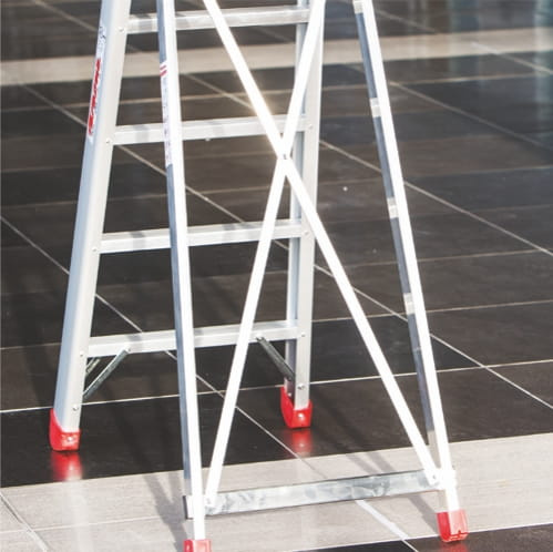 PROFESJONALNA ALUMINIOWA DRABINA FARAONE LADY4 DRABMAG - 4 stopnie - max. wysokość 2,67 m