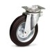 Zestaw kołowy skrętny KP-SG 160W piasta stalowa / gumowa opona / wałeczkowe / 200 kg